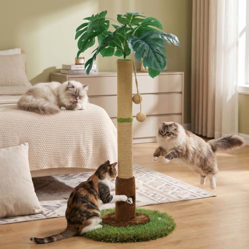 35" inch Cat Scratching Post (35.34-Brown / 35.4in)