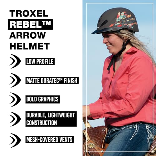 Rebel Bold Horse Riding Helmet (Large / Arrow)