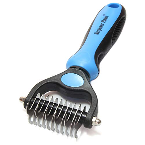 Pet Grooming Brush (Blue / Small)