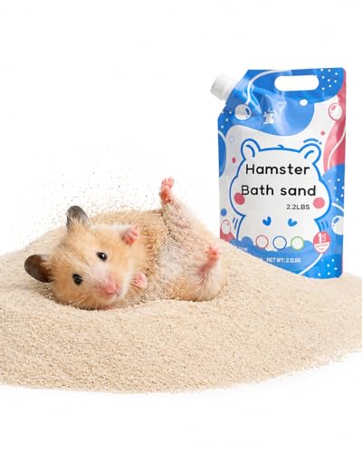 Hamster Sand 2.2 lbs Natural Desert Bath Sand & Potty Litter (DesertBathSand1kg)