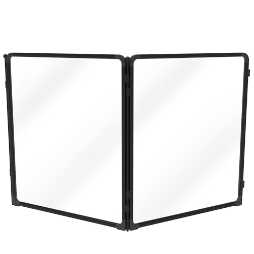 2 Add on Acrylic Panels for AuraSpace Pro Dog Playpen (Black / 32"H)