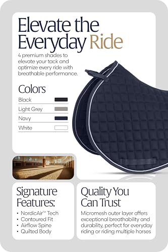 Svalbard NordicAir Tech Horse Saddle Pad (Navy / Horse)