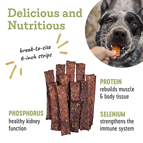 Beef Strips Premium Natural Beef Jerky for Dogs (4.5 Ounce (Pack of 1))