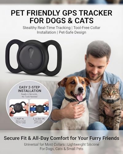 GPS Tracker for Dogs (Black)