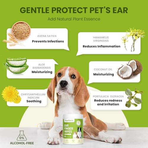 Dog Ear Wipes (50 Count)