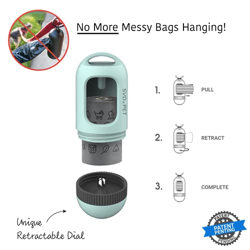 Dog Poop Bag Dispenser (1-Pack -Misty Jade)