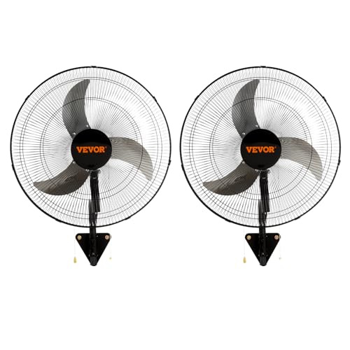 20 Inch Wall Mount Fan (20 Inch 2 Pack / Oscillating)