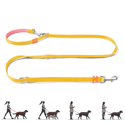 Multifunctional Adjustable Hands Free Leash (Yellow / Standard)