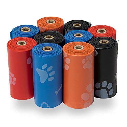 Poop Bags for Dogs (Assorted Colors / 150 Bags)