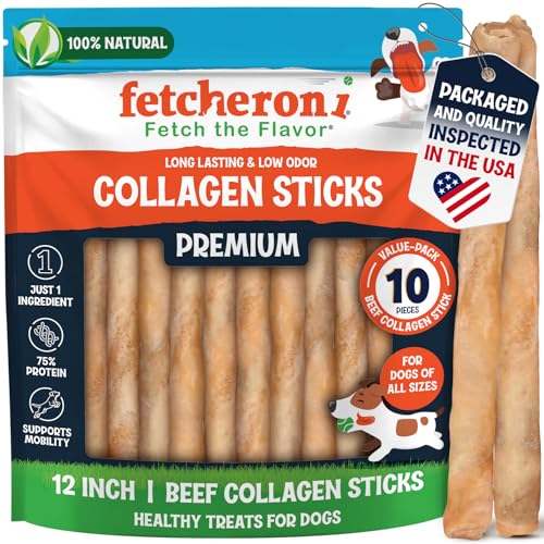 Collagen Bully Stick for Dogs (1 Count (Pack of 10))