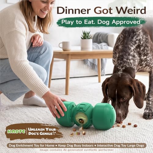 XL Dog Treat Dispenser Toy (Extra Large / Soft Green)