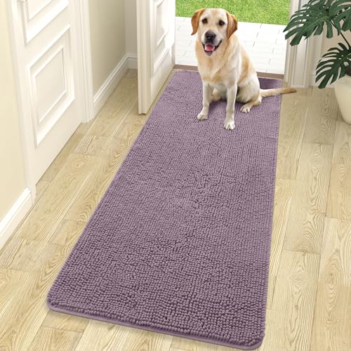 Dog Door Mat for Muddy Paws 70x24 (Deep Plum / 70" X 24")