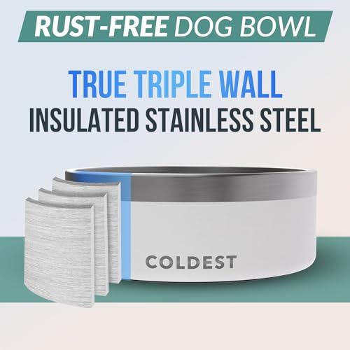 Coldest Dog Bowl (64 oz / Epic White)