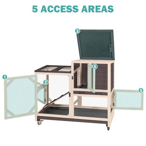Rabbit Hutch Indoor for 2