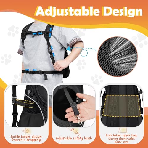 Pet Dog Carrier Backpack with Windows (Black 2.0)