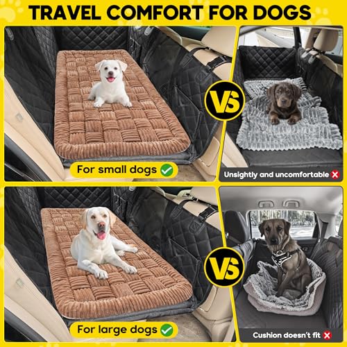Dog Car Bed Mat Non (Brown / For Truck//Large SUVs（56"x28.7"))