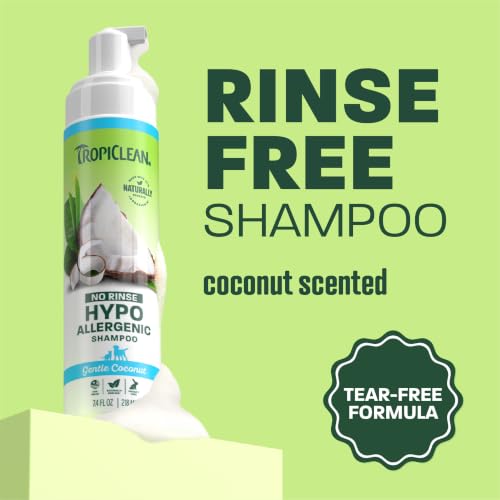 No Rinse Hypoallergenic Waterless Dog Shampoo