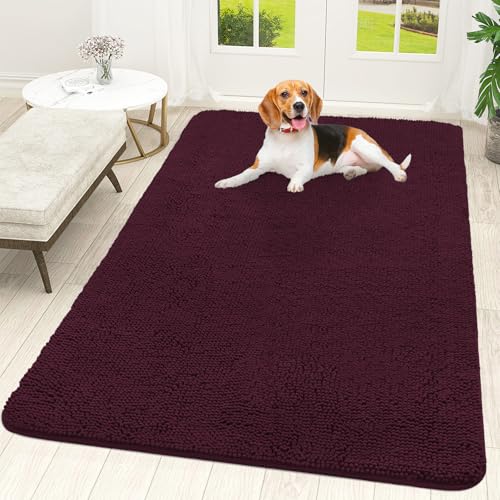 Dog Door Mat for Muddy Paws 59x35 (Russet / 59" X 35")
