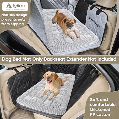 Dog Car Bed Mat Non (Light Gray / For Truck//Large SUVs（56"x28.7"))