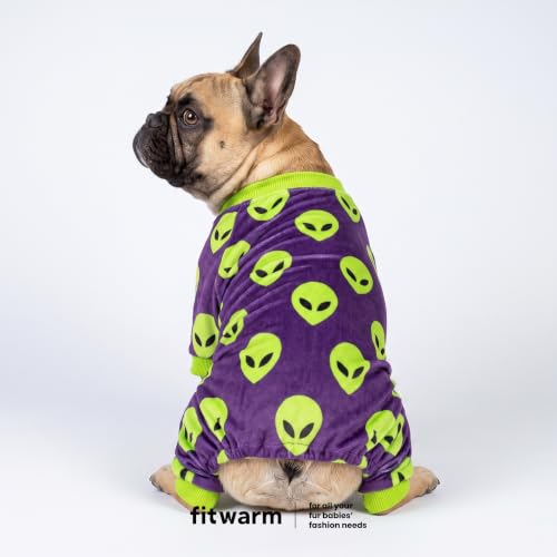 Alien Dog Fleece Pajamas (Alien / Small)
