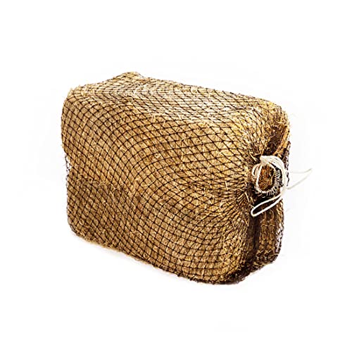 Bloomoak Slow Hay Net Feeder for Horses (3 String-1.6" Hole-Ultra Slow Feed/1PC)