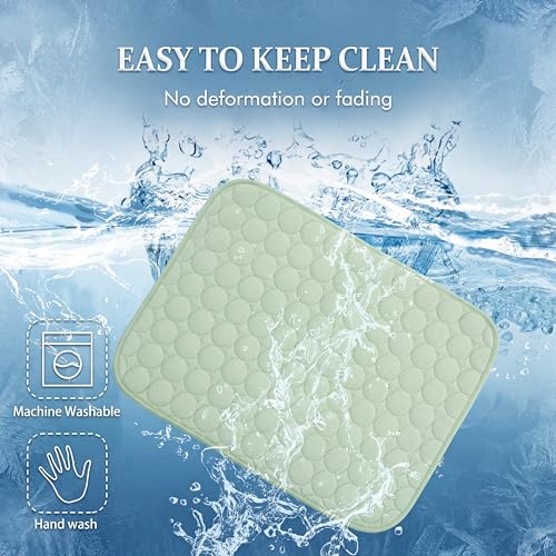 Summer Cooling Mat & Sleeping Pad (24" x 18" / Green)