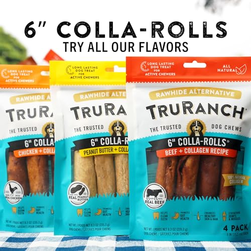6" Collagen Rolls for Dogs