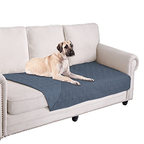 Waterproof Dog Bed Blankets Cover for Bed Couch Sofa Reversible (30x70 Inch (Pack of 1) / Navyblue)