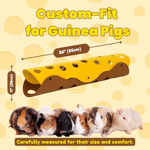 Guinea Pig Tunnel and Tube (Yellow)