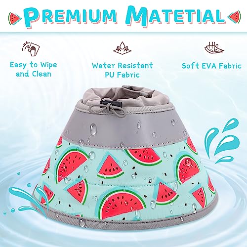 Cat Cone Collar Soft to Stop Licking (Blue / S)
