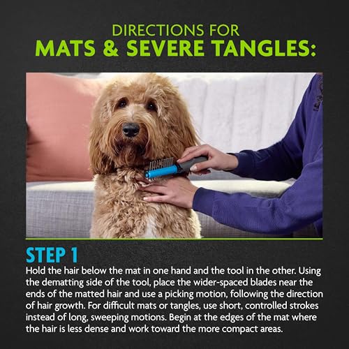 2-in-1 Doodle Grooming Tool for Dogs Susceptible to Matting (2-in-1 Tool)