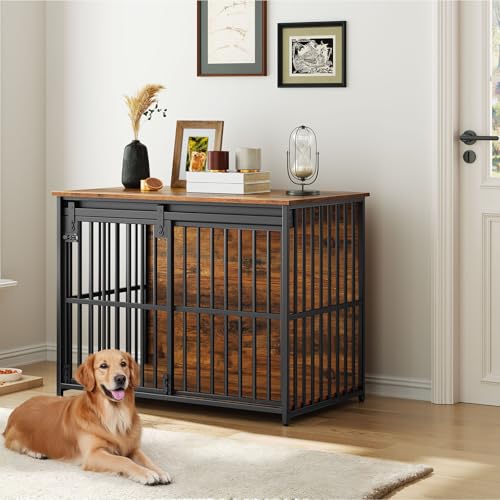 Dog Crate Furniture (Rustic Brown)