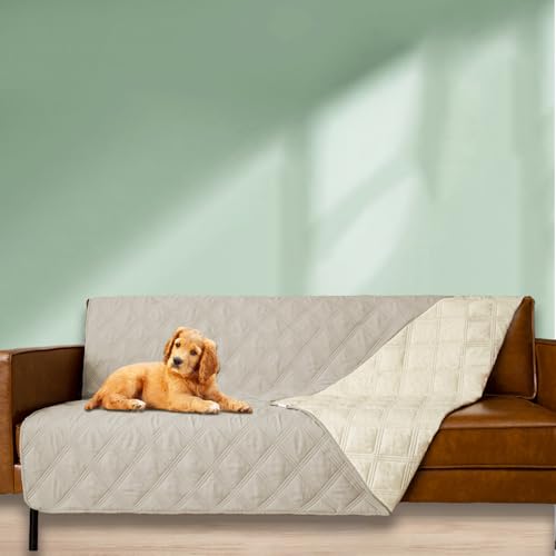 Waterproof Dog Bed Cover Pet Blanket with Anti (40x50 Inch (Pack of 1) / Khaki)