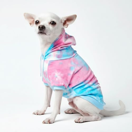 Dog Hoodie Buttery (Snow Cone Skydye / Small)