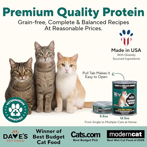 Grain Free Canned Cat Food (5.5 Ounce (Pack of 24))