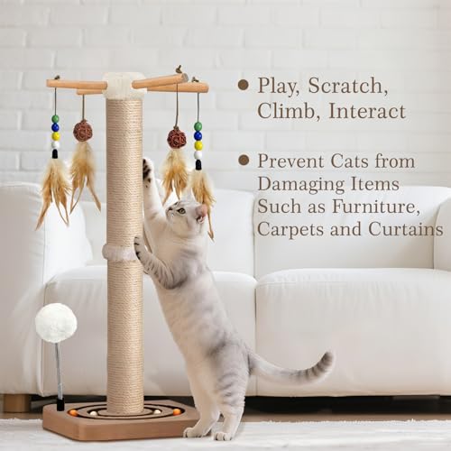 Cat Scratching Post (25 Inches Tall)