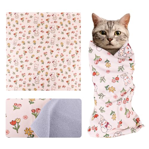 Cat Wrap for Cutting Nails and Grooming (Rabbit style)