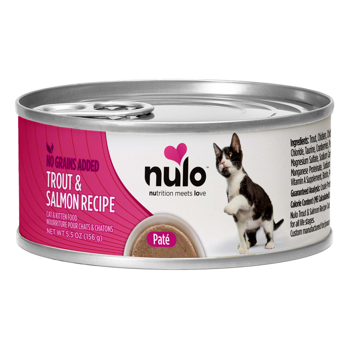 Trout & Salmon Recipe Pate Wet Canned Cat Food (5.5 Ounce (Pack of 24))