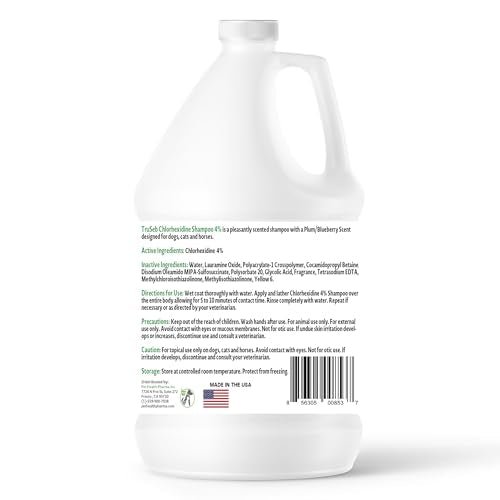 Topical Chlorhexidine 4% Shampoo for Dogs