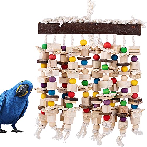 20.5"X 11" Large Bird Parrot Chewing Toy (Natural)