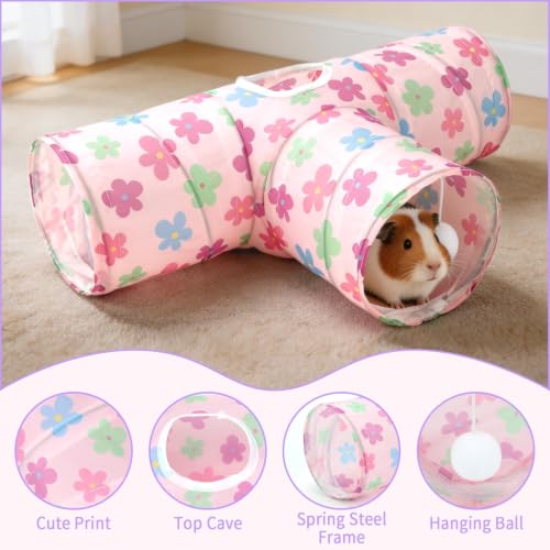 Guinea Pig Tunnel Hideout 3 (Flower)