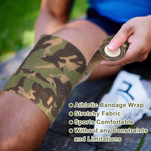 24 Pack Camo Self Adhesive Wrap (Camo / 2 Inch)