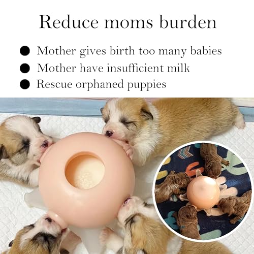 Puppy Milk Feeder Nursing Station feeders for Multiple Puppies (L Size(Small/Medium Puppy))
