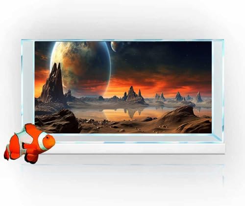 36X20IN Cosmic Aquarium Background (36X20in/90X50cm / Outer Space)
