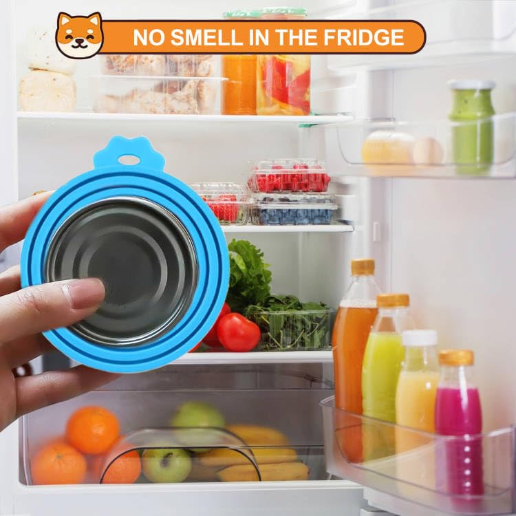 2 Pack Pet Food Can Covers (Teal/Dark Green)