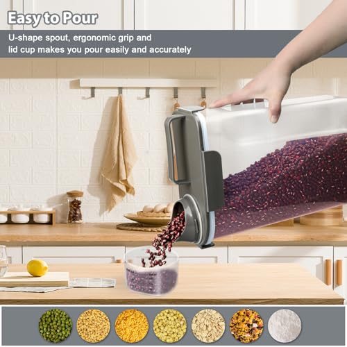 Rice Container (10lb Grey)