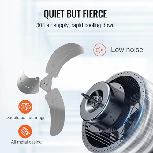 18 Inch Wall Mount Fan (18 Inch 2 Pack / Oscillating)