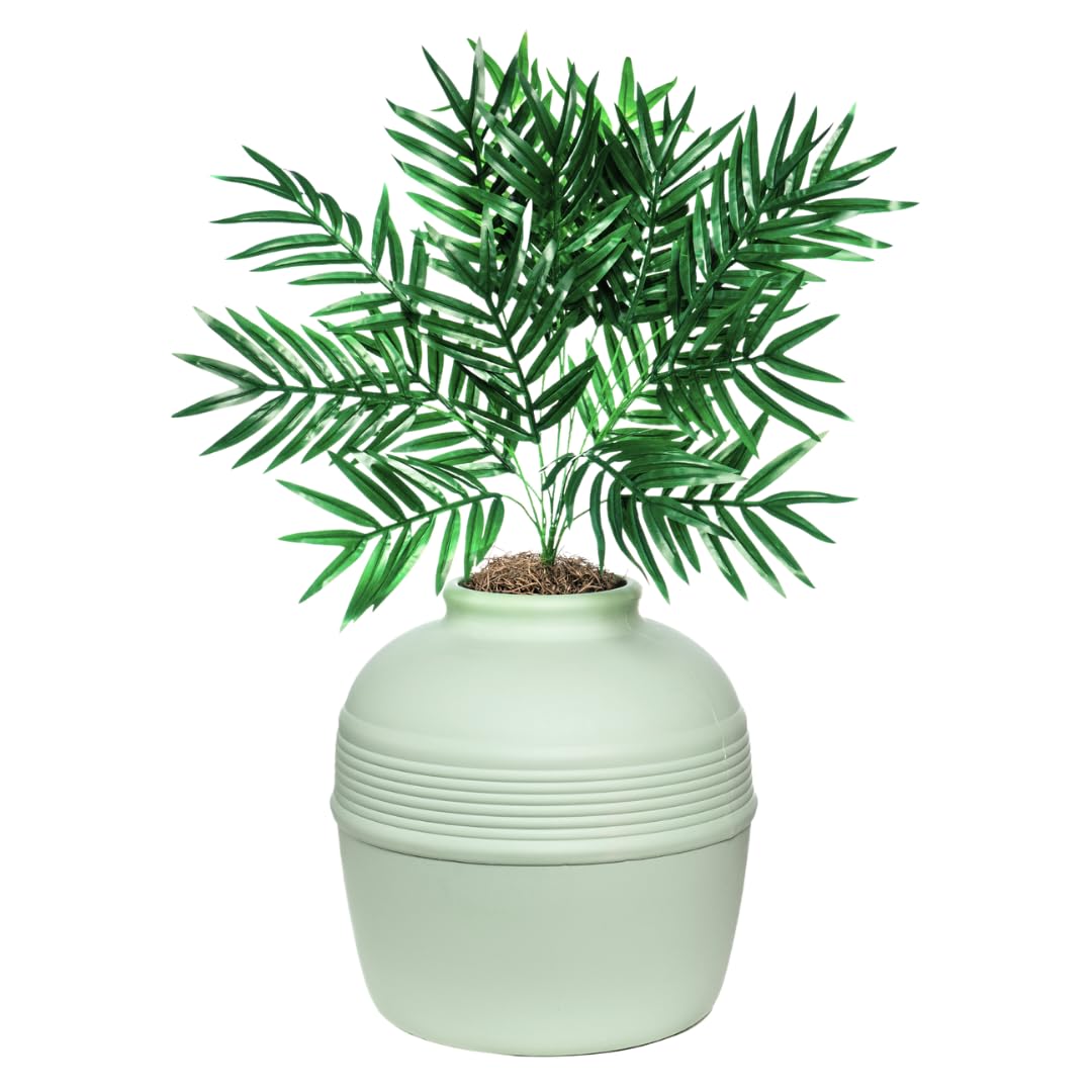 Original Hidden Litter Box Planter (Palm Plant / Base Kit / Mint Green)