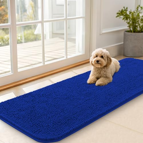 Dog Door Mat for Muddy Paws 59x20 (Royal Blue / 59" X 20")