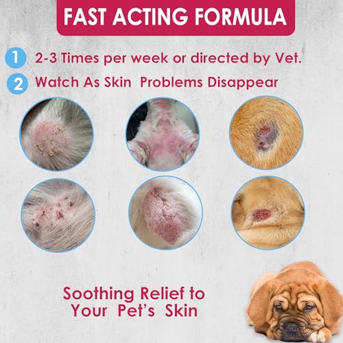 Truseb Chlorhexidine Shampoo for Dogs Cats & Horses with Aloe Vera